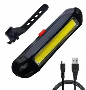 Luz Del/Tras Blanca/Roja 100 Lummens Carga Usb