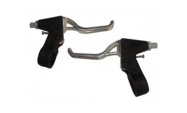 Manijas Freno Aluminio/Resina V-Brake C/Centrador