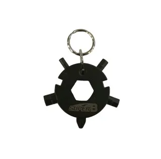 Herramienta Tipo Llavero 9 En 1 Para Bici