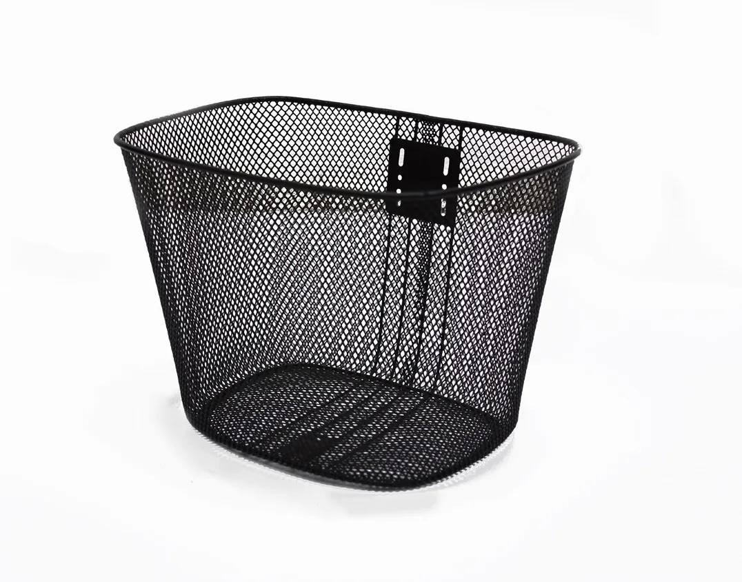 Canasto Bici Delantero Grande Negro