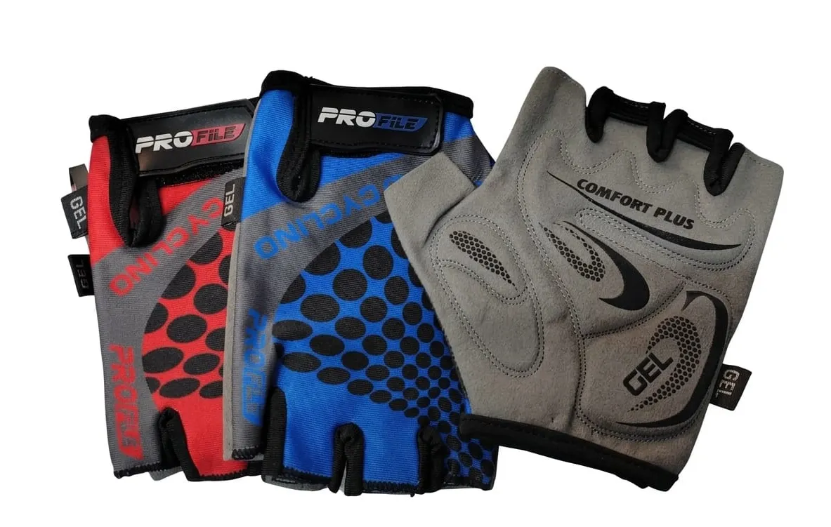 Guantes Bici Dedo Corto C/Gel -M- P96