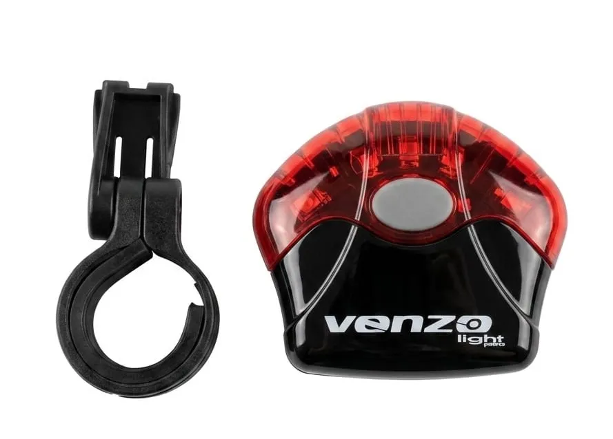 Luz Trasera Roja 5 Leds Ovalada A Pila Venzo