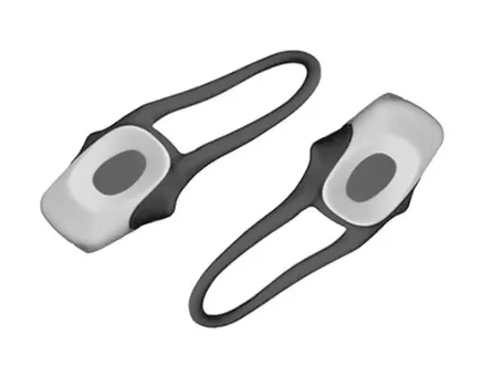 Luz Del/Tras Blanca/Roja Silicona  C/Pila (Jgo.X2)