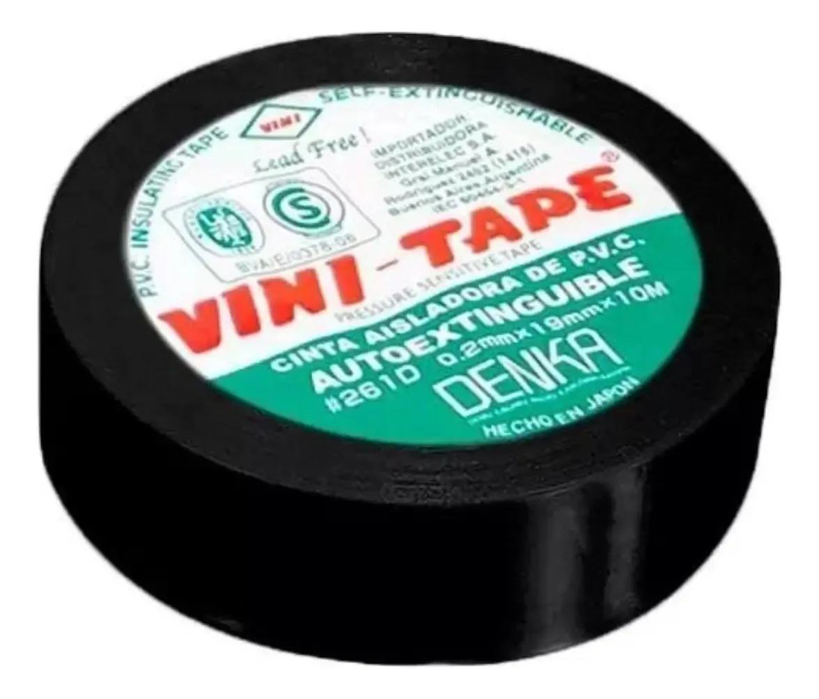 Cinta Aisladora 10m Vini-Tape
