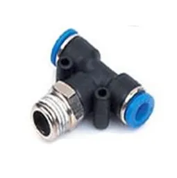 Conex.Pl. Triple Rosca 1/4 M - Mang. 10mm