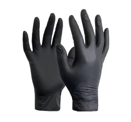 Guantes Nitrilo Negro Descartable (5 Pares) X.G