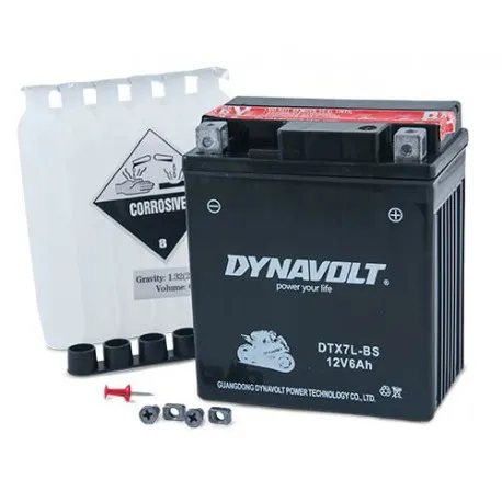 Bateria Dtx7l-Bs Dynavolt  12v-6ah Libre Mant.