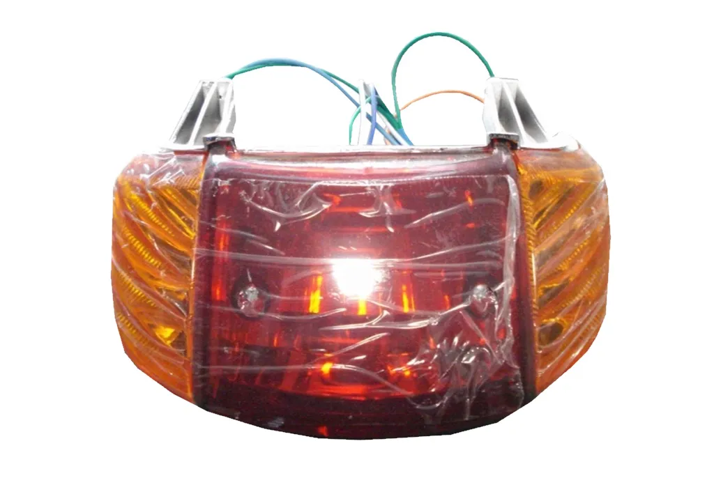Faro Tras. Honda Wave Rojo/Ambar