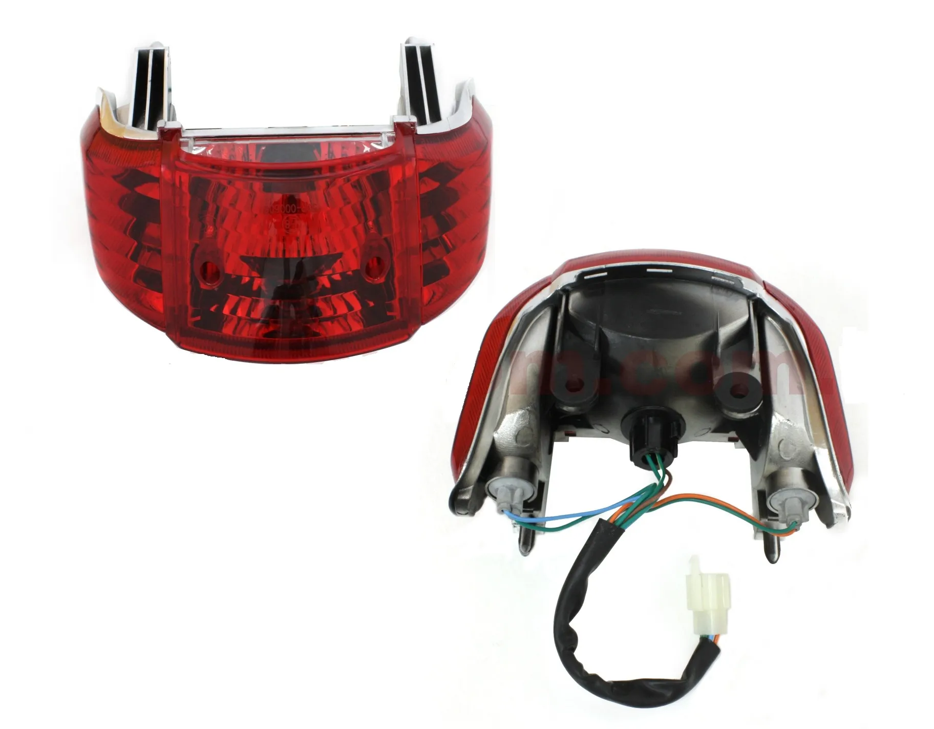 Faro Tras. Honda Wave New Todo Rojo