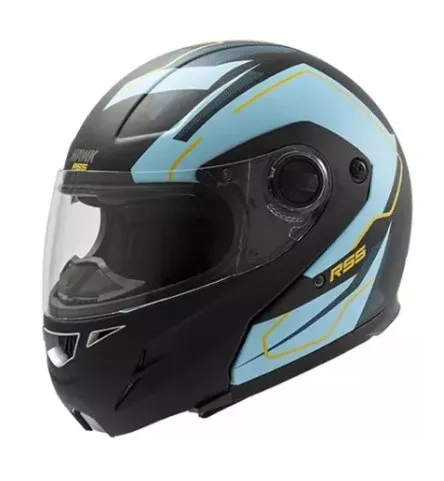 Casco Hawk Rebatible L Celeste Mate Rs5 Resistance