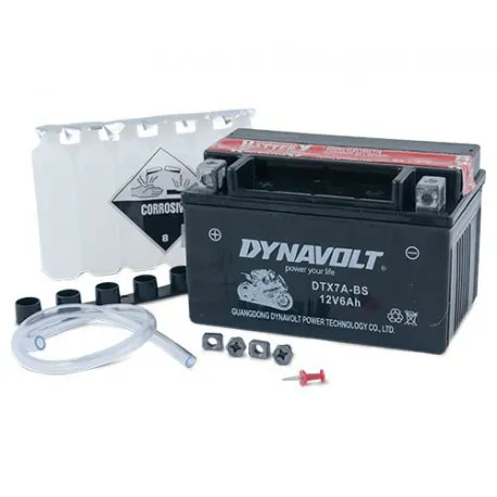 Bateria Dtx7a-Bs Dynavolt  12v-6ah Libre Mant.
