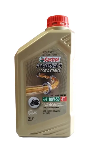 Aceite 4 T X 1 L 10w50 Castrol Power 1 Sintetico