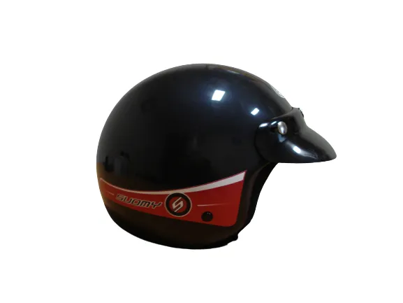 Casco Suomy Abierto M Negro/Rojo Fun