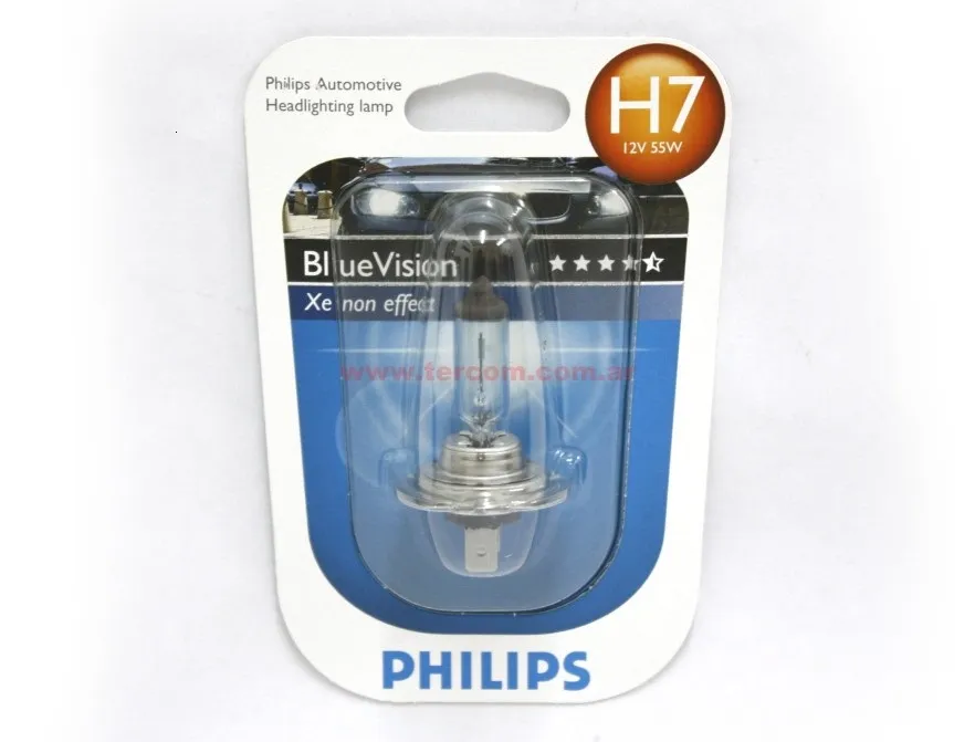 Lampara Del. Halogena 12v55w H7 Philips Blue