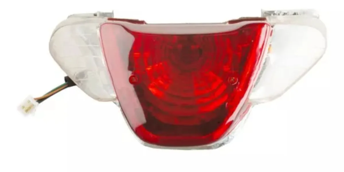 Faro Tras. Corven 110cc Rojo C/Giros Cristal