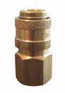 Acople Rapido 1/4" C/Rosca Hembra 1/4" - Bronce