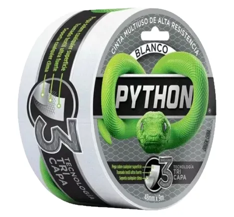 Cinta Python Alta Resistencia Blanca 48cm X 9 Mts