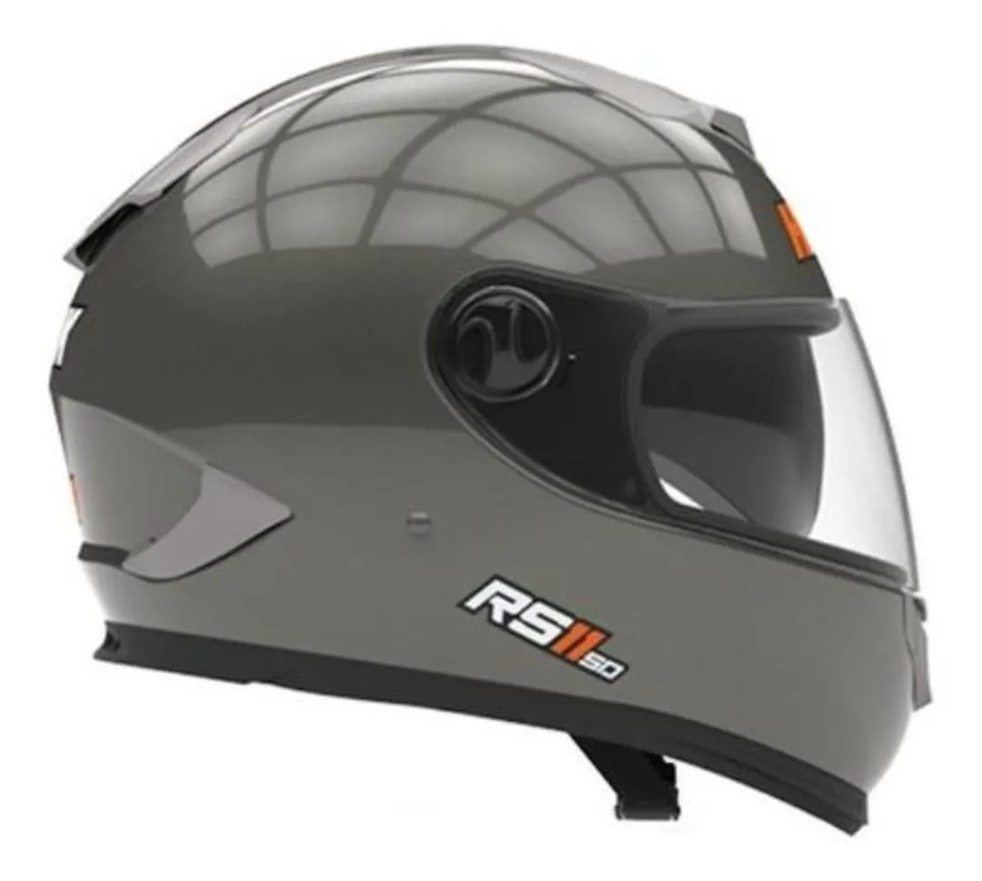 Casco Hawk Liso  S Gris   Rs11