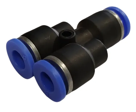 Conex.Pl. Triple Y' P/Mang.  8mm