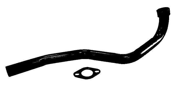 Salida (Curva) Escape Wave 110 S Negra Reforzada