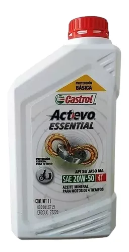 Aceite 4 T X 1 L 20w50 Castrol Mineral Essencial