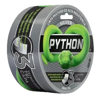 Cinta Python Alta Resistencia Gris 48cm X 9 Mts