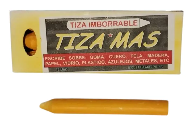 Tiza Amarilla Para Gomeria Economica