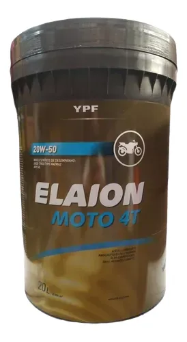 Aceite 4 T X 20 L 20w50 Elaion Mineral (Balde)