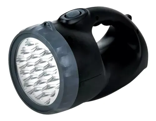 Linterna 19 Led Grande Redonda Recargable