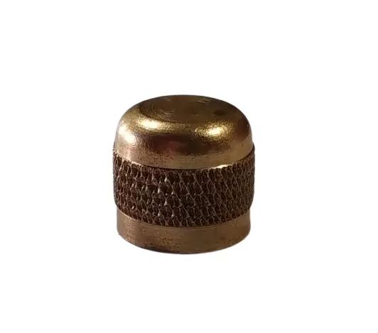 Tapitas Valvula Vial Bronce  X Unidad