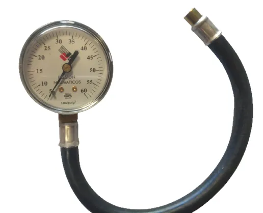 Medidor de Pres. Bolsillo  60 Lbs. C/Mang P/Corto