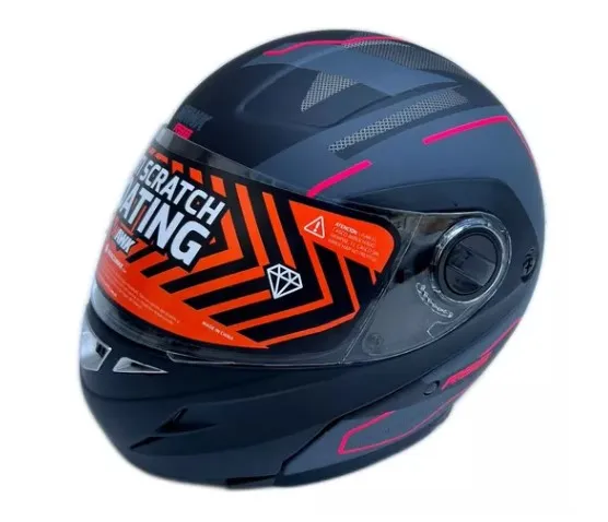Casco Hawk Rebatible L Fucsia Mate Rs5 Resistance