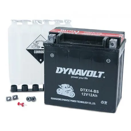 Bateria Dtx14-Bs Dynavolt  12v-12ah Libre Mant.