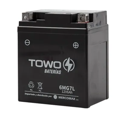 Bateria Dtx7l-Bs Towo  12v-6ah  Gel