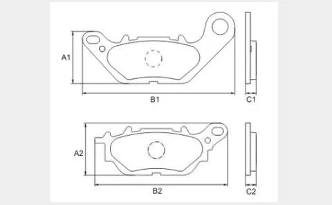 Pastilla Freno Del. Yamaha Crypton New/Ybr 125
