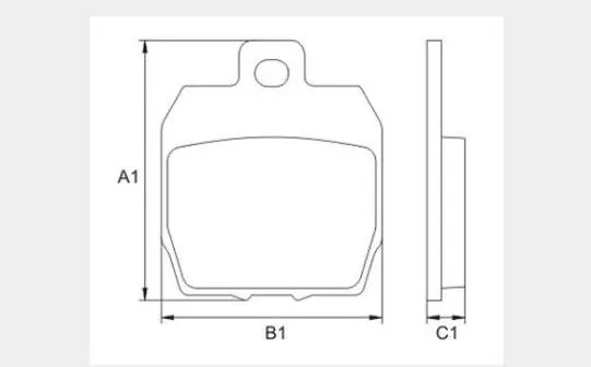 Pastilla Freno Del. Bajaj Rouser 135/220 Frasle