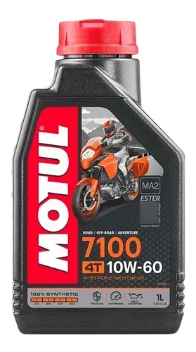 Aceite 4 T X 1 L 10w60 Motul 7100 Sintetico