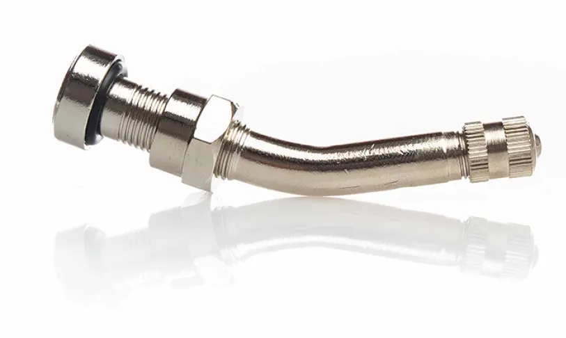 Valvula S/Camara Curva  64mm L.R.22mm Llanta Alunm