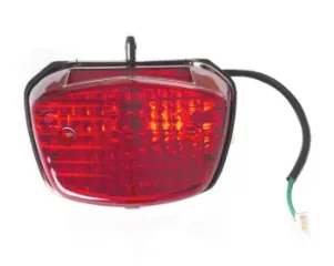 Faro Tras. Honda Wave 2014 Rojo/Cristal