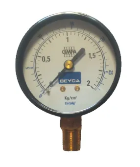 Medidor de Pres. P/Comp.  2kg/Cm2 - 30lb - Ø63mm