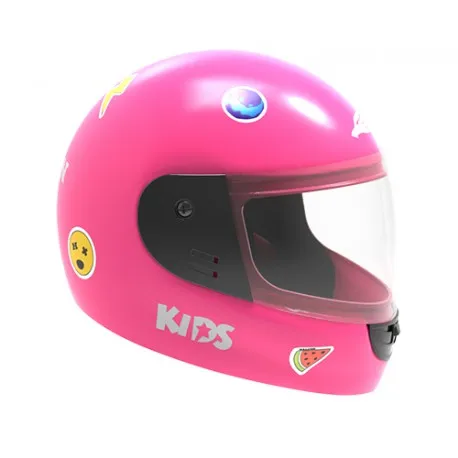 Casco Halcon H5 Kids  Xs Rosa