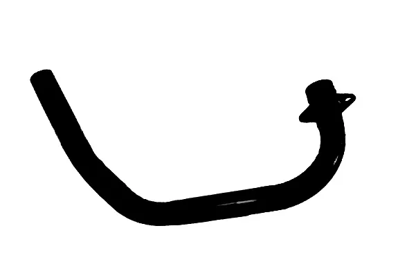 Salida (Curva) Escape Zanella Rx 150 Negra