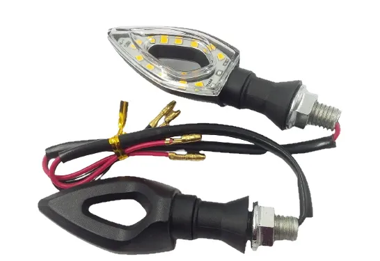 Faro Giro Led Tunning Cristal (12 Led)  Jgo Abier